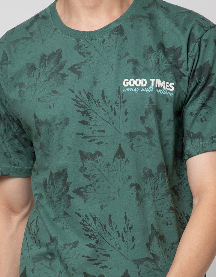 T Zone Good Times Print Kaos Pria