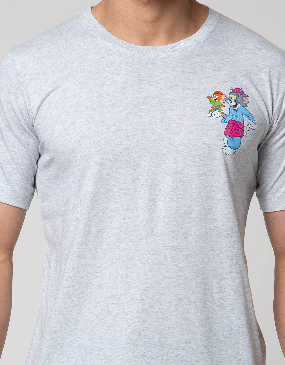 T Zone Tom N Jerry Print Kaos Pria