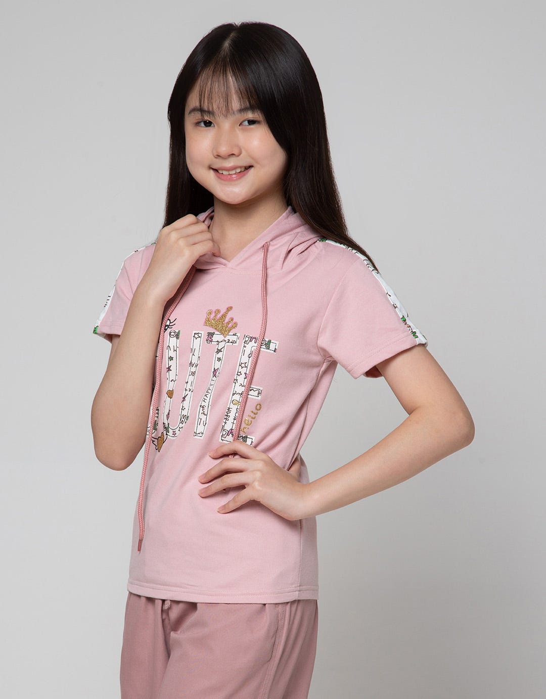 Aero Short Sleeve T-Shirt Hoody List Cute Girl