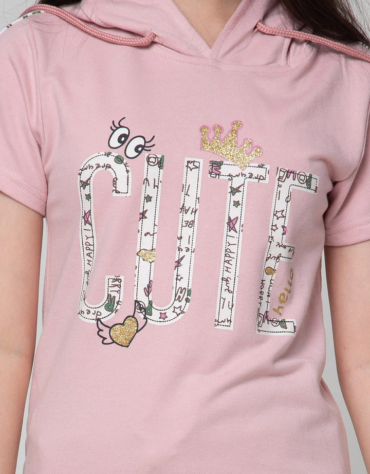 Aero Short Sleeve T-Shirt Hoody List Cute Girl