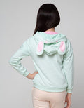 Aero Jacket Hoody Pom Bunny Ears