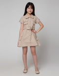 Aero Baby Canvas Safari Dress for Girls