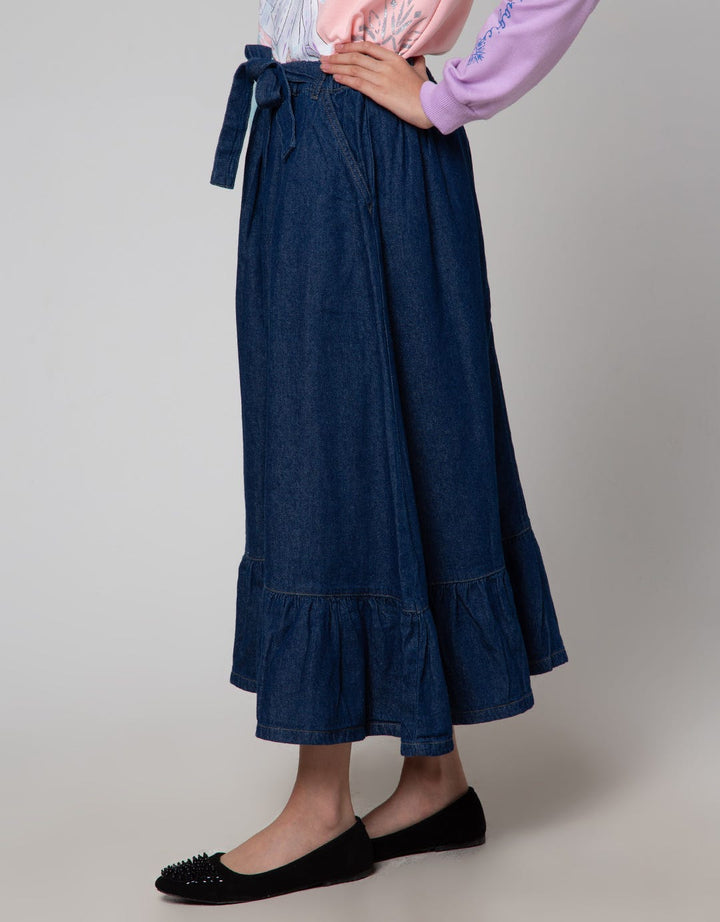 Aero Maxi Skirt Long Front Button Geber