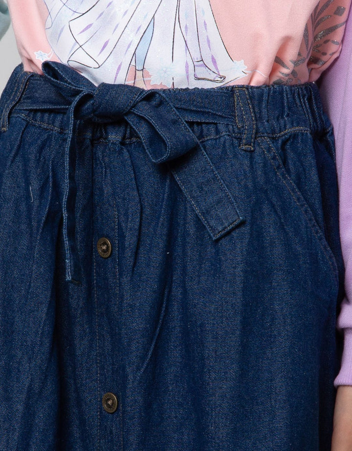 Aero Maxi Skirt Long Front Button Geber