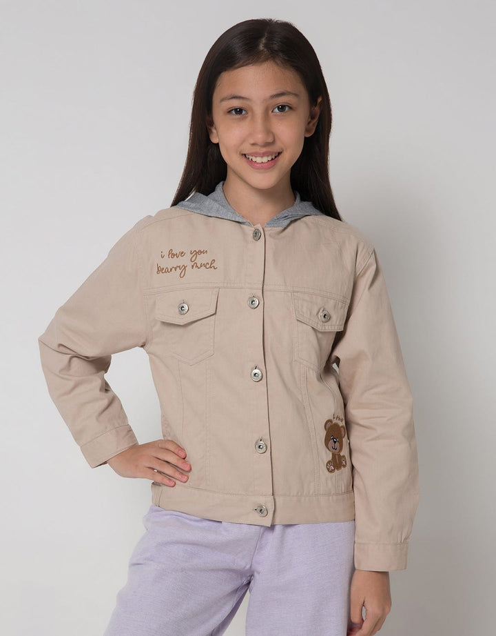 Aero Jacket Hoodie Twill Bearry