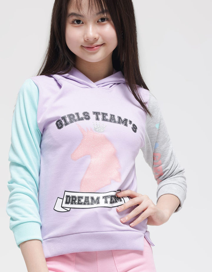 Aero Sweatshirt Hoody Unicorn Girls Team