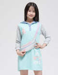 Aero Long Sleeve Midi Dress Hoody Bumbag Girls Team