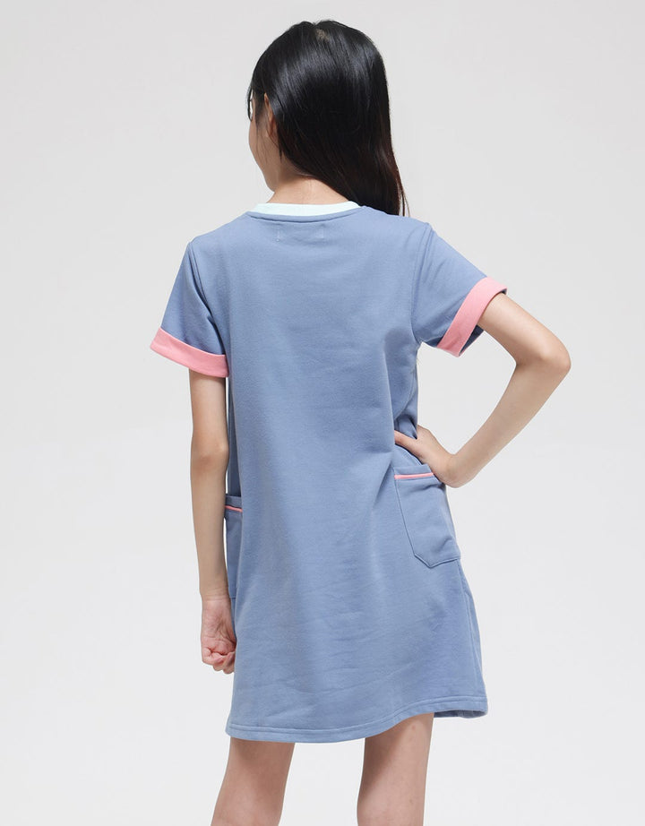 Aero Short Sleeve Midi Dress Magical Friends