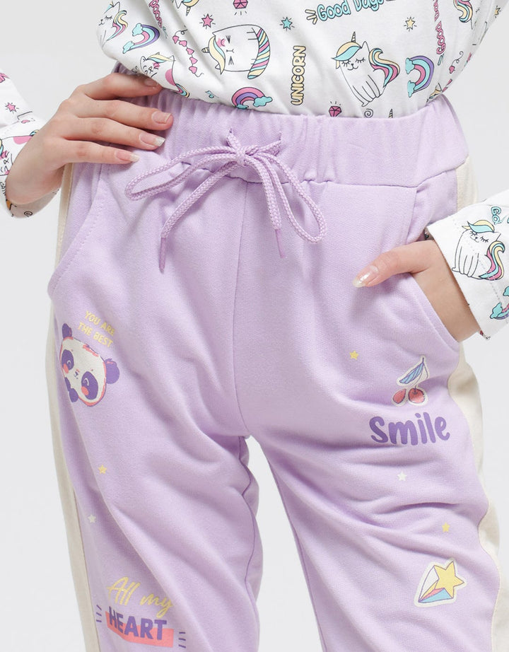 Aero Jogger Cut Sewn Cute Panda