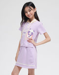 Aero Short Sleeve Midi Dress Cute Panda