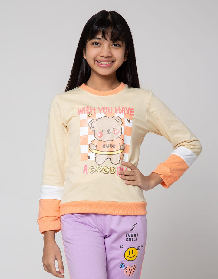 Aero Good Bear Girls Sweater