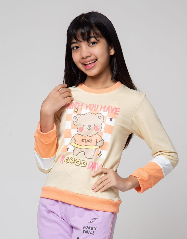 Aero Good Bear Girls Sweater