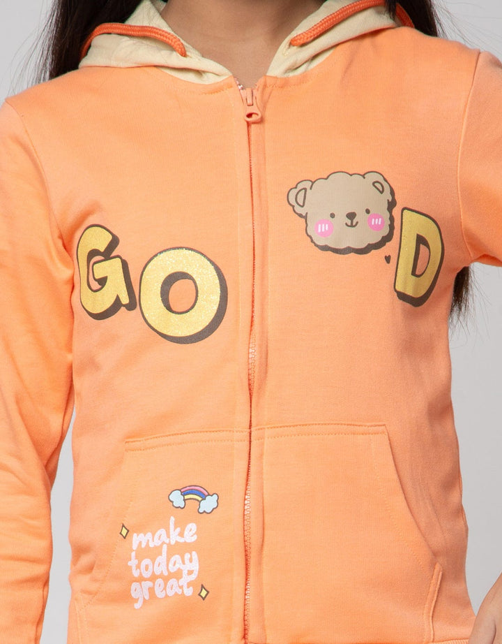 Aero Good Bear Girls Hoodie Jacket