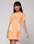 Aero Short Sleeve Midi Dress Cut Sewn Good Bear