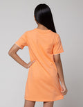 Aero Short Sleeve Midi Dress Cut Sewn Good Bear