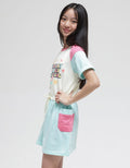 Aero Short Sleeve Midi Dress Elastic Waist Everyday You Can