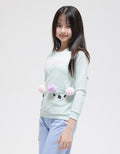 Aero Sweatshirt Kantong Pom Koala Cute