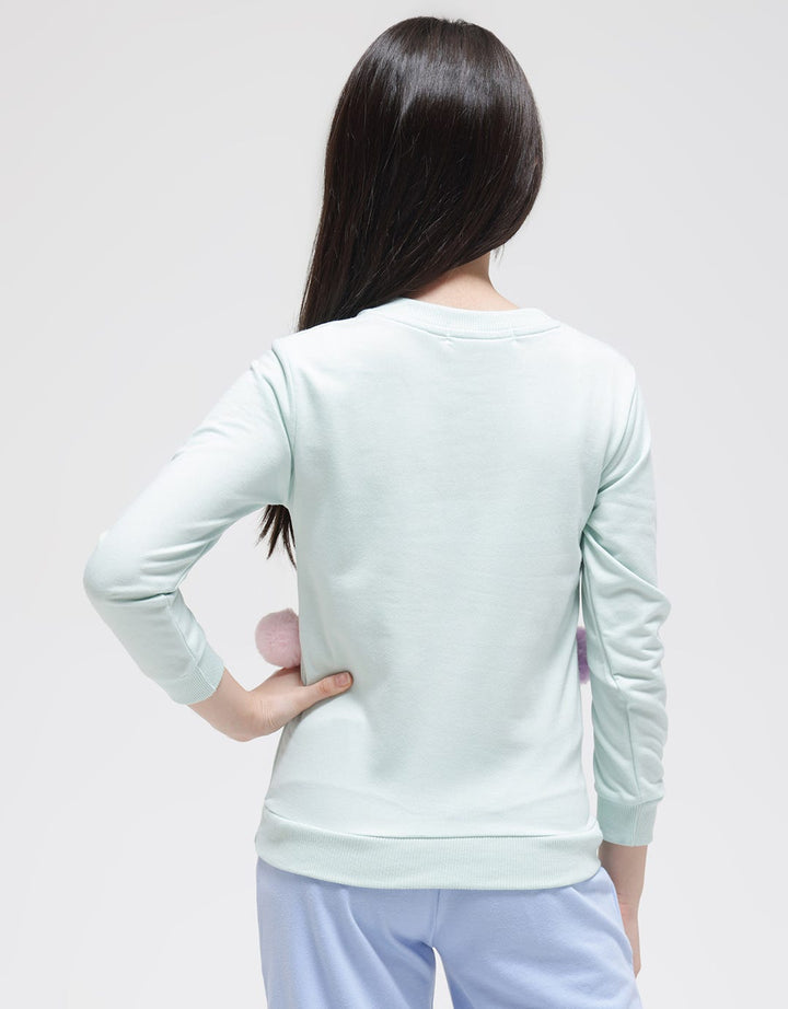 Aero Sweatshirt Kantong Pom Koala Cute