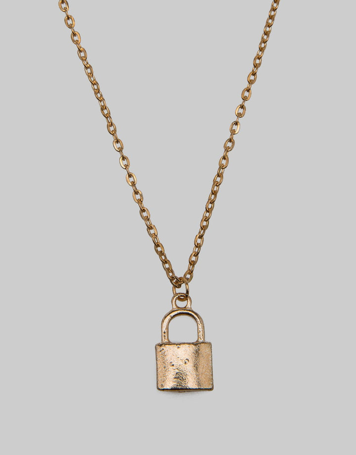 Creart Concept Padlock Sterling Silver Kalung Wanita