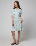 Disney Short Sleeve Midi Dress Mickey And Friends