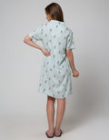 Disney Short Sleeve Midi Dress Mickey And Friends