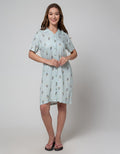 Disney Short Sleeve Midi Dress Mickey And Friends