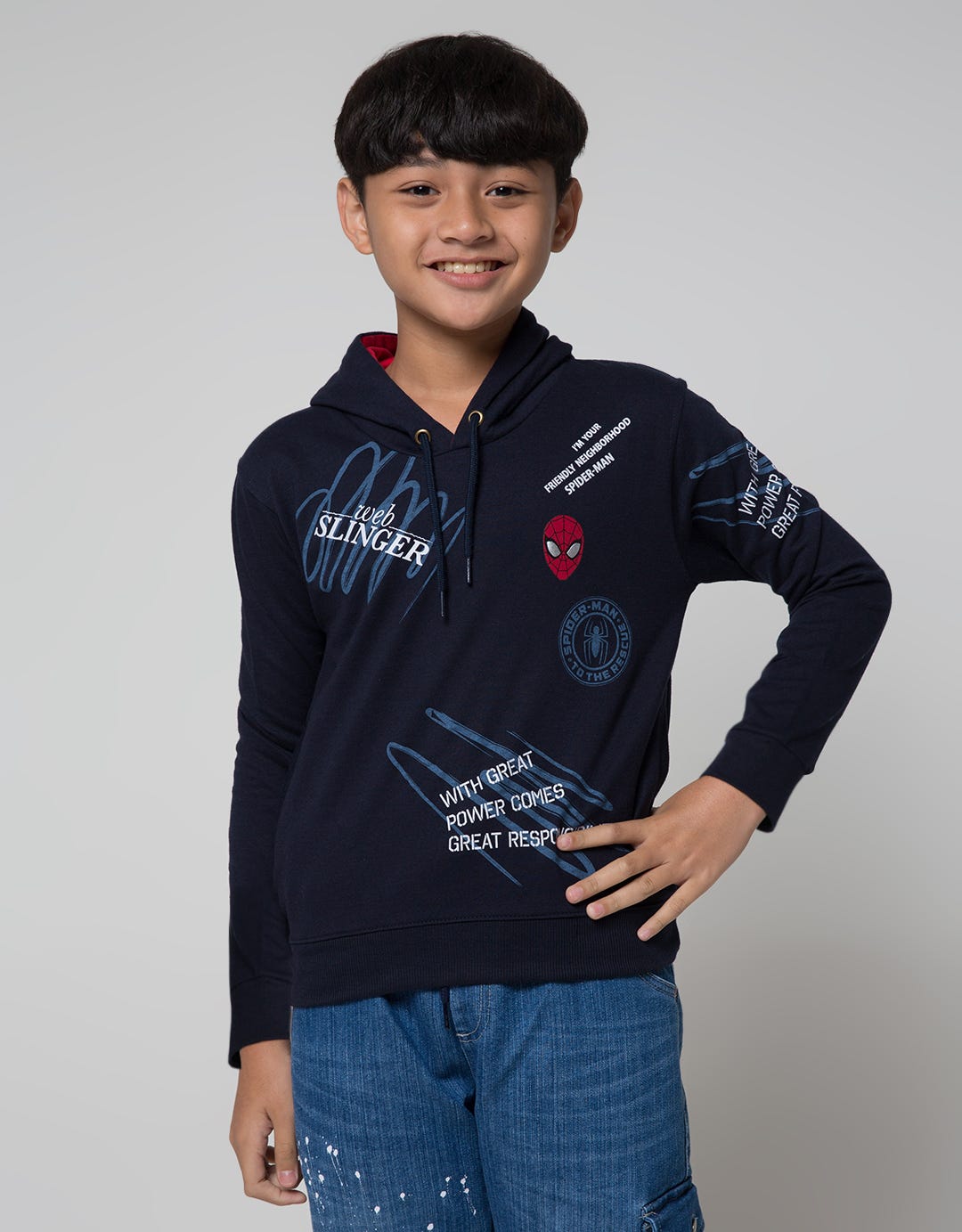 Marvel Spider Slinger Sweater Anak Laki-Laki