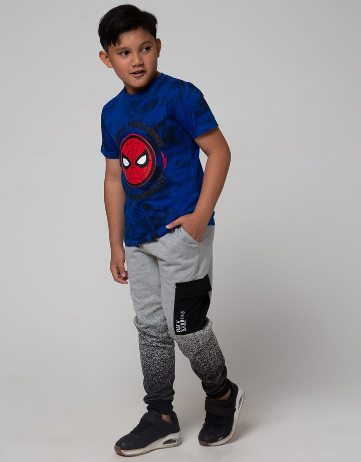 Marvel Spiderman Tie Dye Kaos Anak Laki-laki