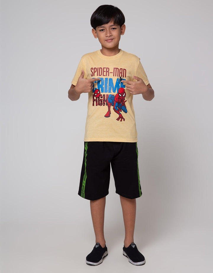 Marvel Short Sleeve T-Shirt Print Spiderman Crime Fighter