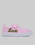 Nevada Solid Velcro Sneakers Anak Perempuan