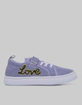 Nevada Solid Velcro Sneakers Anak Perempuan