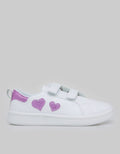 Nevada Glitter Heart Sneakers Anak Perempuan
