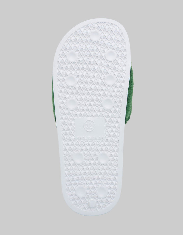 Nevada Slipper Sandals Boys Tdnb3:White:32:Solid:Slipper Sandals