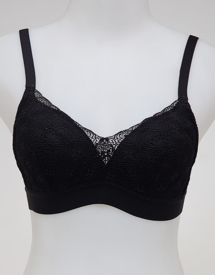 St. Yves Non Wire Non Push Up Lace Bra Wanita