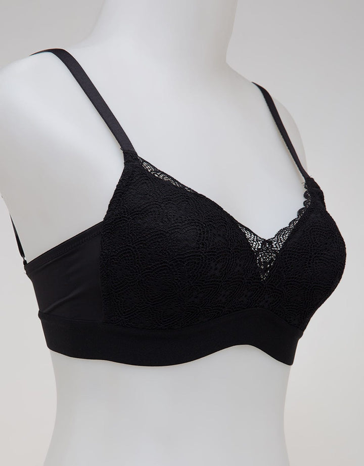 St. Yves Non Wire Non Push Up Lace Bra Wanita