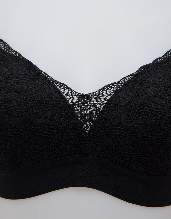 St. Yves Non Wire Non Push Up Lace Bra Wanita
