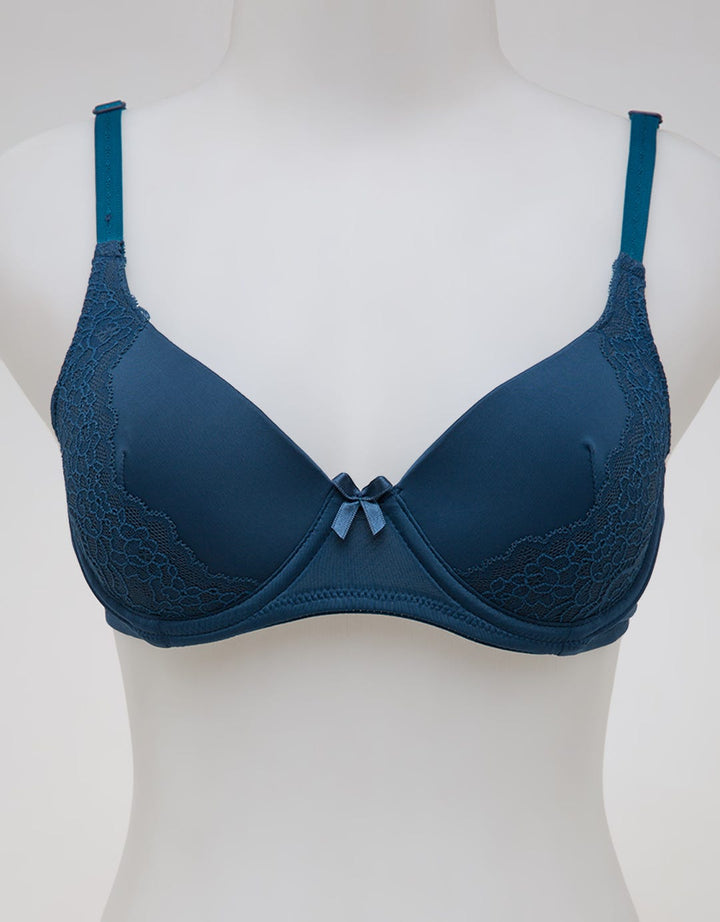St. Yves Push Up Regular Bra Wire Slide Lace