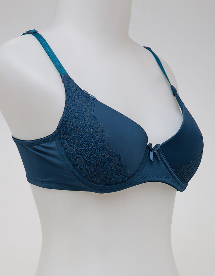 St. Yves Push Up Regular Bra Wire Slide Lace