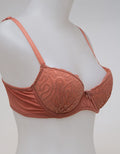 St.Yves Push Up Regular Bra Wire Lace Creme Brule