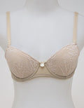 St.Yves Push Up Regular Bra Wire Lace Creme Brule