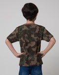 Little M Short Sleeve T-Shirt Dino Camo