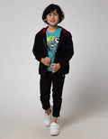 Little M Jacket Fleece Solid Checked