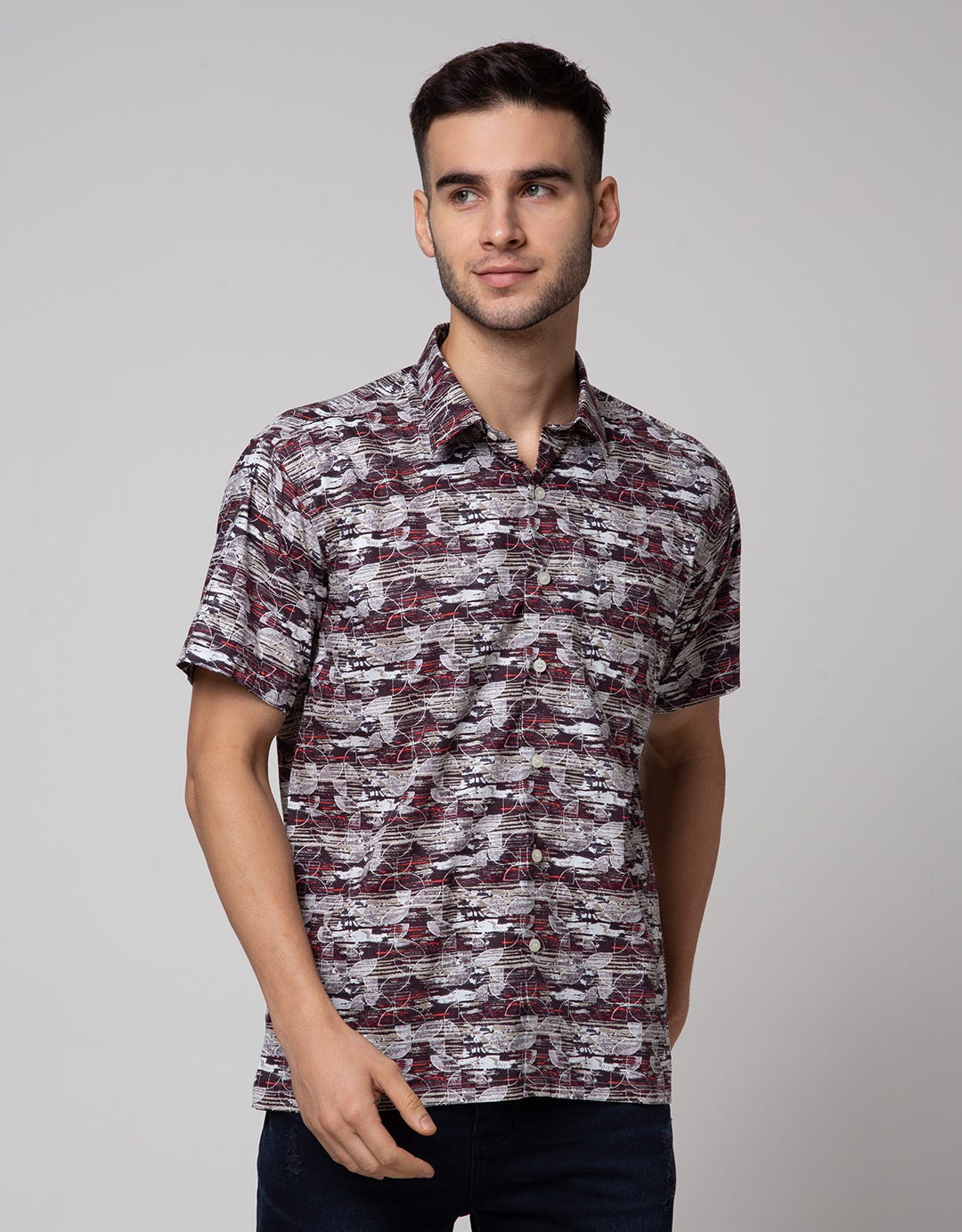 Crocodile Kemeja Casual Lengan Pendek Pria