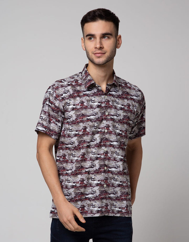 Crocodile Kemeja Casual Lengan Pendek Pria