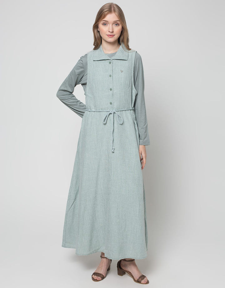 Expand Rona Overall Dress Wanita