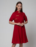 Expand Sanghai Midi Dress Wanita