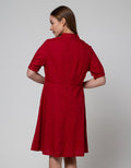 Expand Sanghai Midi Dress Wanita