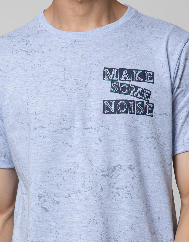 T Zone Short Sleeve T-Shirt Print Pop Punk Theme - Make Some Noise