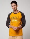 T Zone Geometry Theme Kaos Raglan Pria