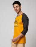 T Zone Geometry Theme Kaos Raglan Pria
